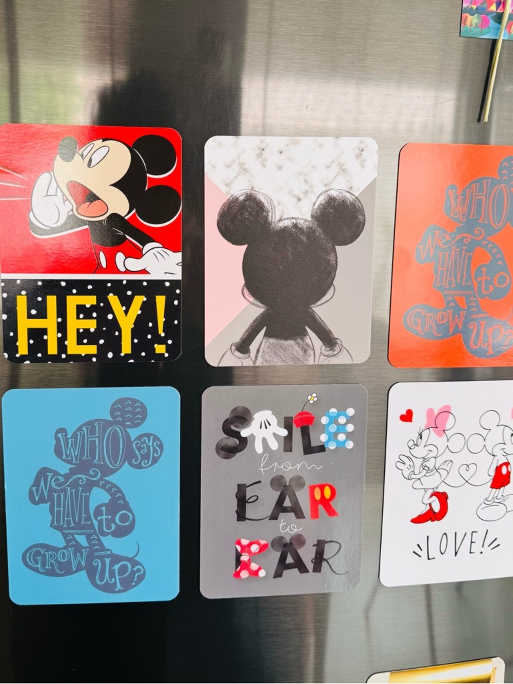 Super Cute Disney Magnets! with various quotes and styles..
